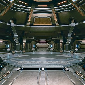 Sci-fi scene Black Abyss