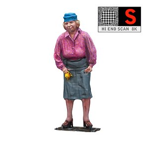 3d sculpture lunapark 8k model