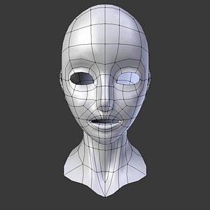 head base mesh 3d model