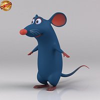 Cartoon Rat Biped