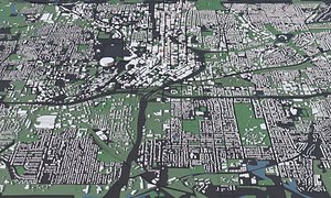 3D Collection - Cities in USA - mass buildings model