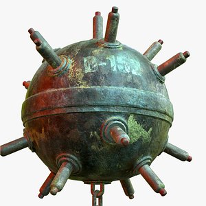 3D model Mine Naval Underwater PBR