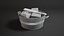 metal bucket with handmade soap
