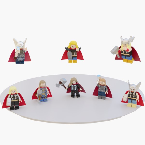 3D Lego Thor pack