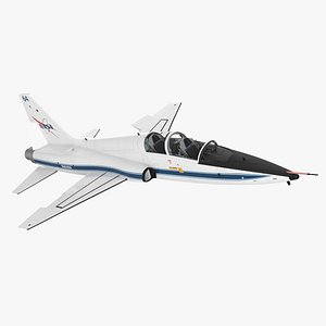 NASA Trainer Jet Aircraft T-38 White Rigged