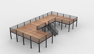 Modular Deck 04 3D model