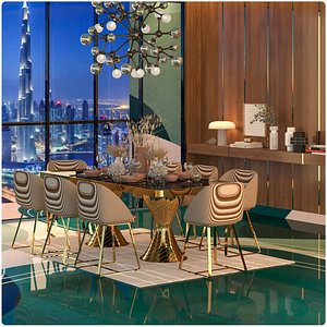 Stunning Interior Dining Room Realism
