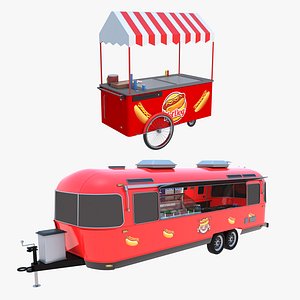 Hot Dog Cart and Food Truck