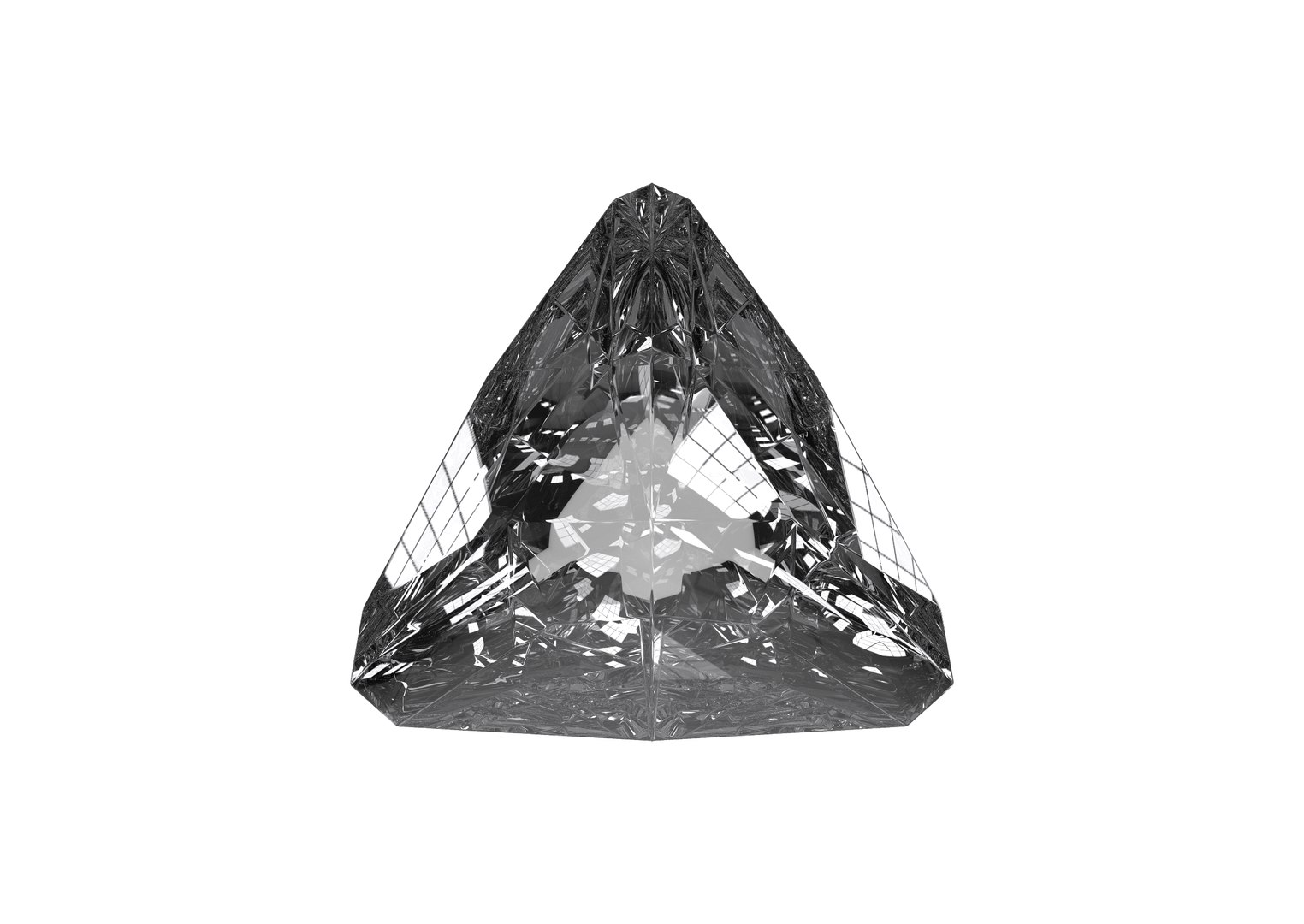 3D Gemstone Triangle Stone - TurboSquid 1644206