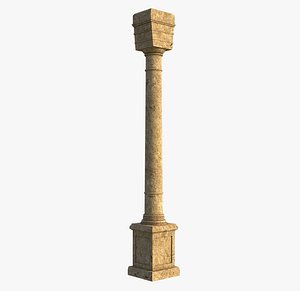Ancient ruin pillar