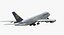 3D lufthansa a380 model