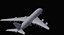 3D lufthansa a380 model