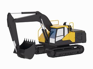 3D Excavator Construction EC220E2013