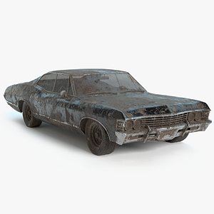 abandoned vehicle pbr model