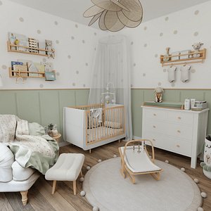 Baby Room 4 Blender Scene 3D