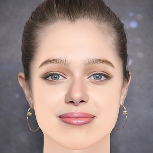 Shiloh Head - No Hair - Low poly head for game 3D model