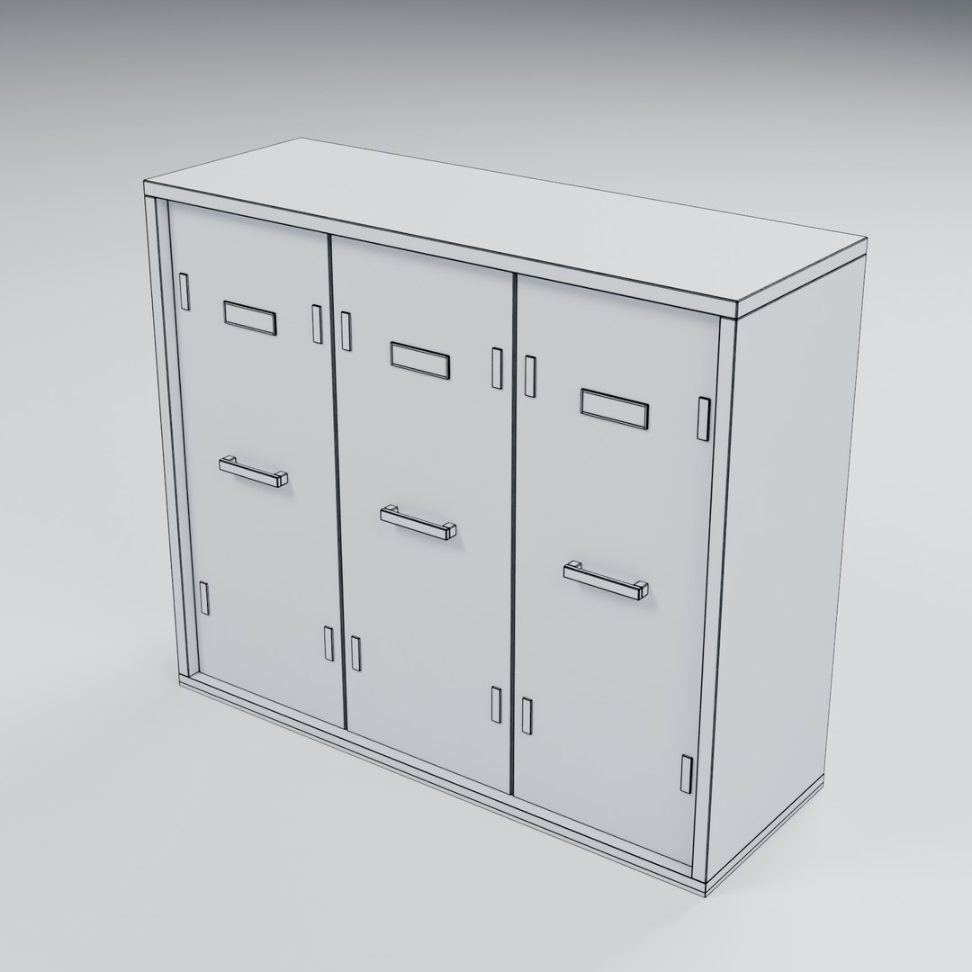 3D Painted Steel Storage Locker Bank - 1000 x 350 x 850 mm https://p.turbosquid.com/ts-thumb/dD/wb2Cpn/hS/06_wireframe/jpg/1788951080/1920x1080/fit_q87/aa23f2645e2480b332b07fe5310328986d3ce151/06_wireframe.jpg