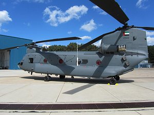 UAE Air Force Chinook CH - 47 F Animated