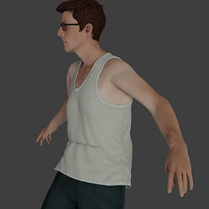 Rigged Male Character 38 3D model