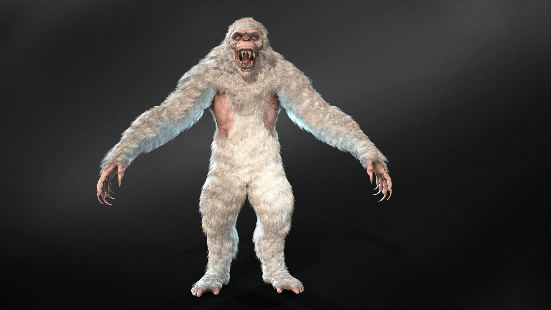 Yeti's. Йети. Yeti 3d model. Йетти Халупецкой.