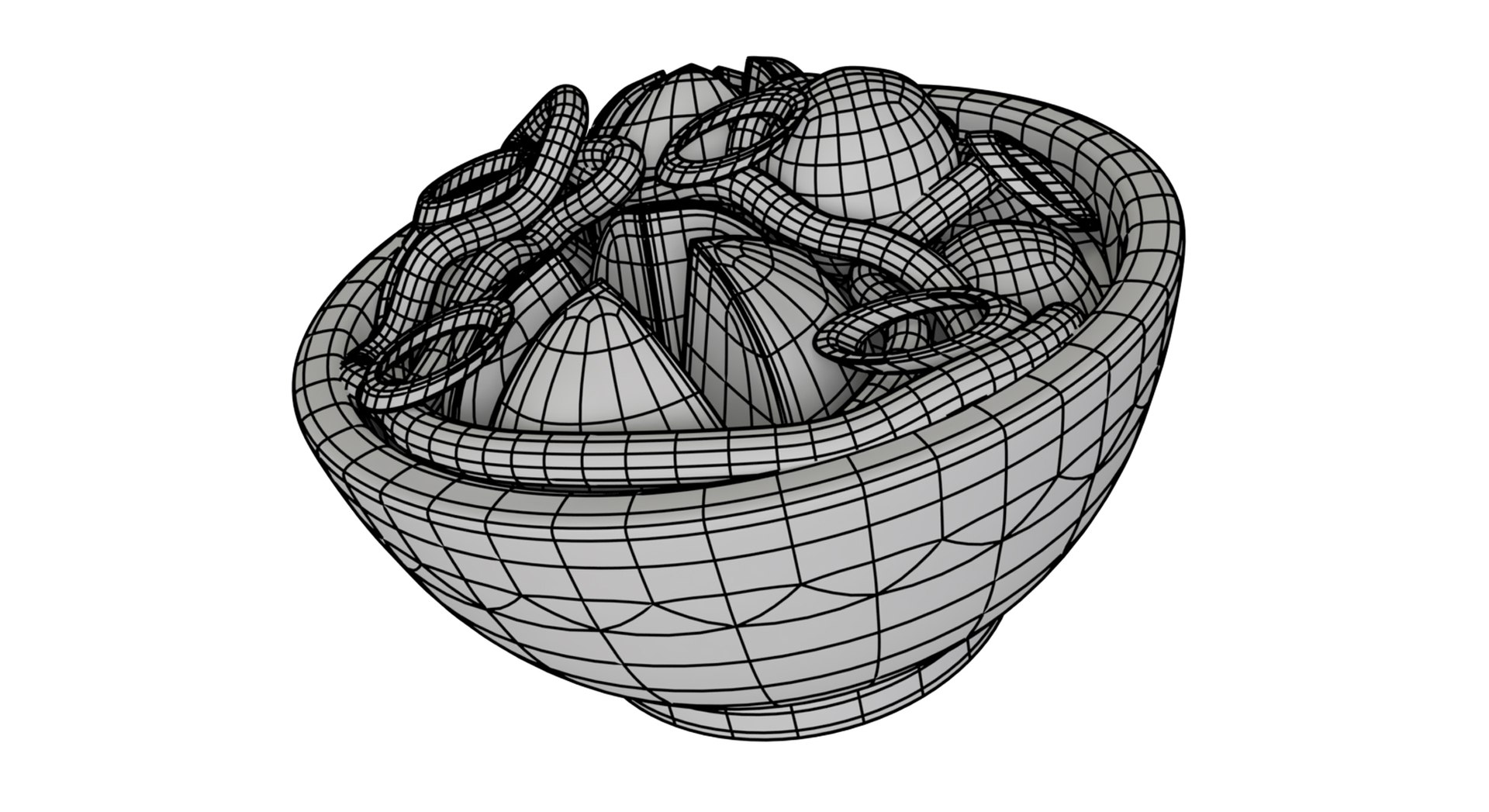 Cartoon Indonesian Meatball Model - TurboSquid 1944700