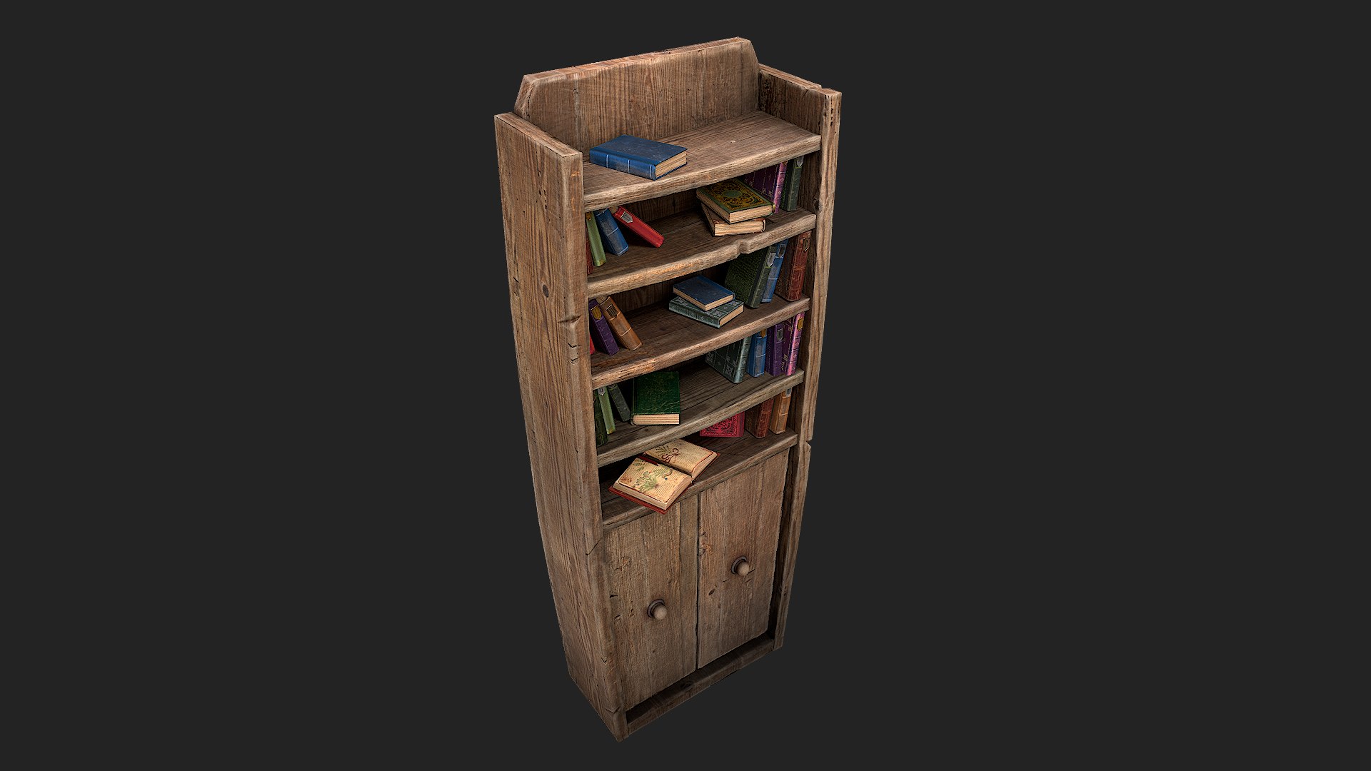 3D Alchemists Bookcase - TurboSquid 1832703