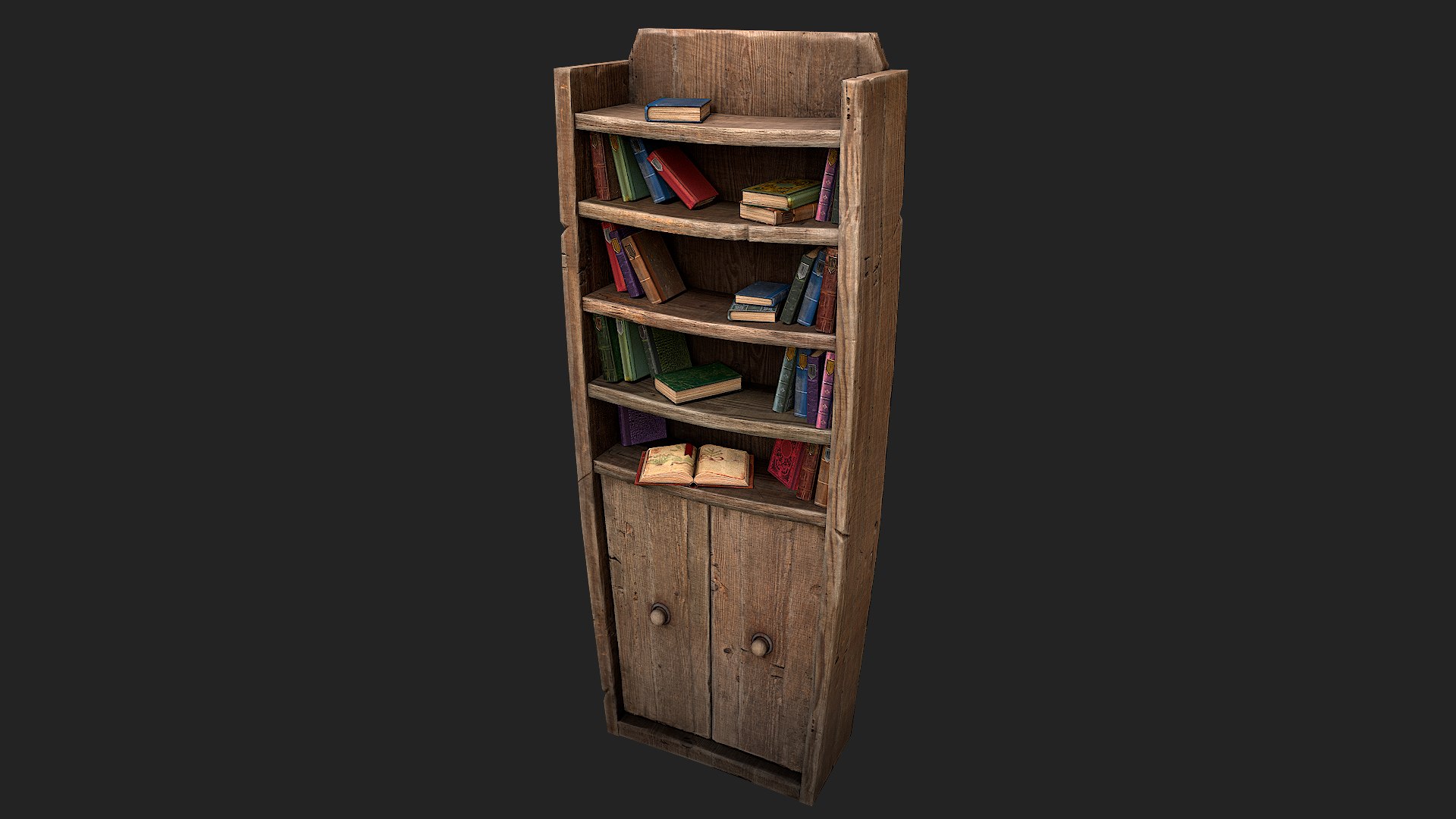 3D Alchemists Bookcase - TurboSquid 1832703