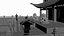 Temple bouddhiste (Low Poly)