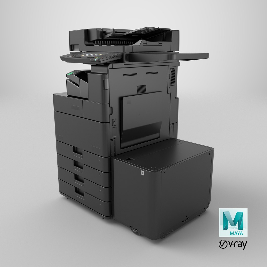 Laser MFP Black with Paper Deck Unit Tray model https://p.turbosquid.com/ts-thumb/dE/8MojSB/Pp/stemcell_maya_vray_render/png/1745224833/1920x1080/fit_q87/f35cb515542b86f1633e4a19ddf50984fe1fd3da/stemcell_maya_vray_render.jpg