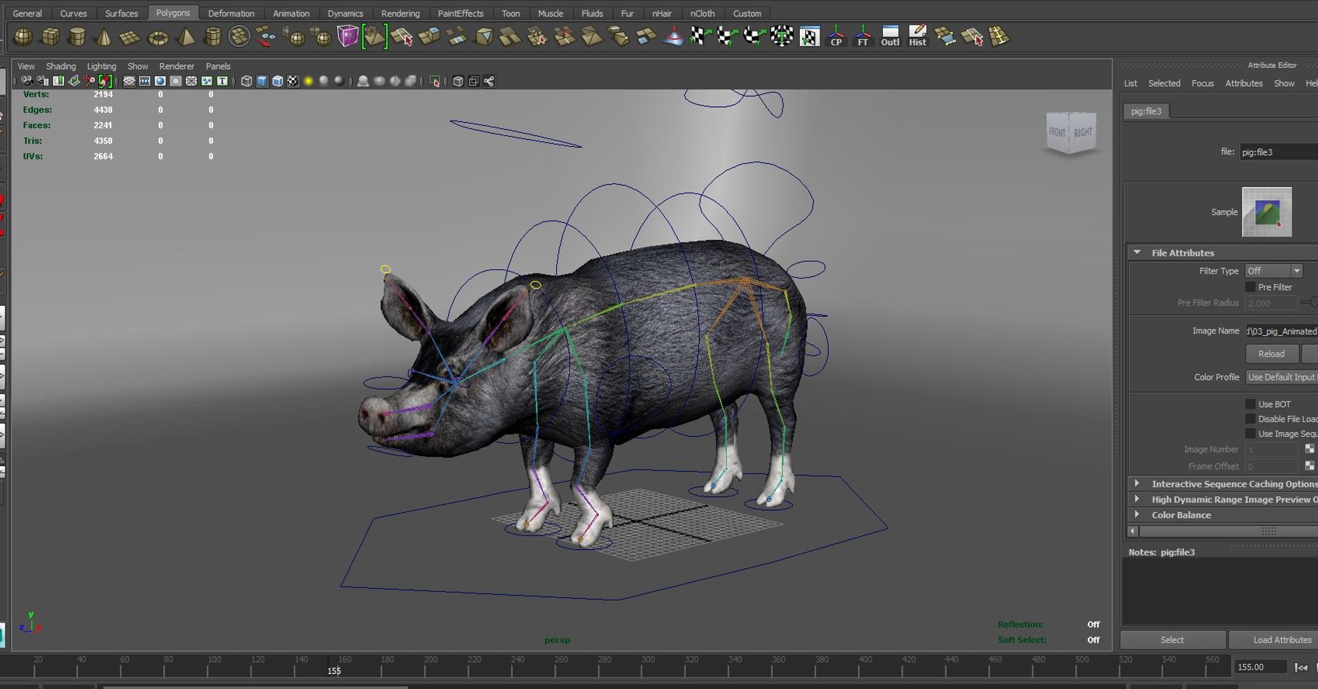 Pig rigged animation 3D model - TurboSquid 1212905