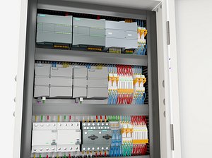 Electric control panel 3D model