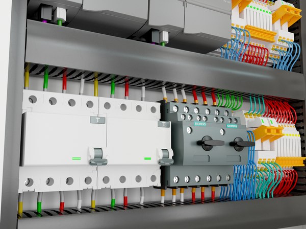 modelo 3d Panel de control electrico - TurboSquid 2074617