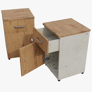 Bedside Table 1B 3D model
