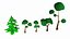 3D model Stylized Forest Pack - Low Poly