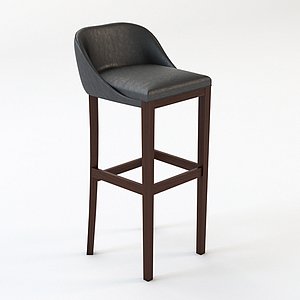 3d leather bar stool