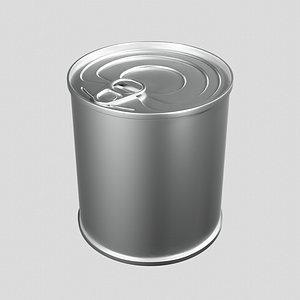 realistic tin 3D