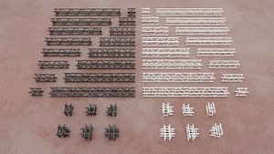 3D model Stage Constructions Elements Truss
