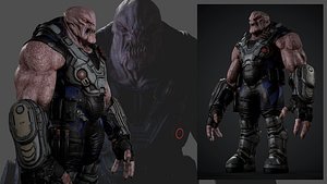 Sci-fi Creature for game