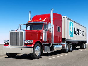 Peterbilt 389 Container