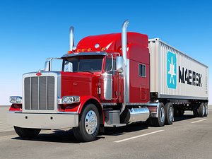 Peterbilt 389 Container