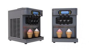 3D 3D Ice Cream Dispenser