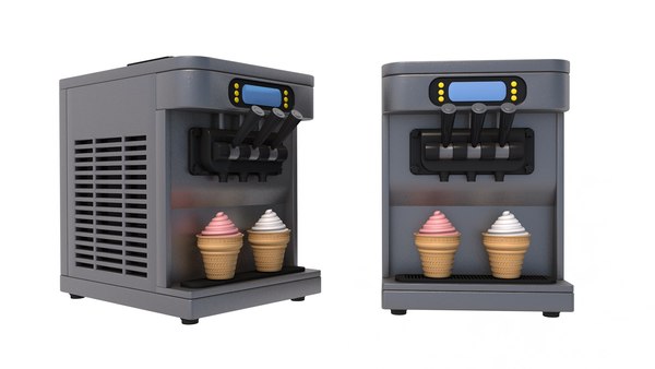 3D 3D Ice Cream Dispenser
