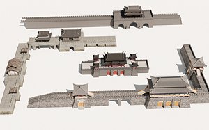 Ancient Chinese architecture city gates and towers Ancient Gate Tower