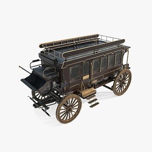 3D Medieval Grand Carriage model
