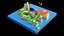 Super Mario Land 2 Map 3D model