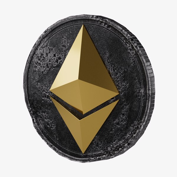 3D Coin Of Ethereum model