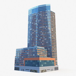 The Visionaire Building Low Poly  PBR 3D model