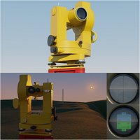 FUNCTIONAL Theodolite - Tripod - Surveying Tools