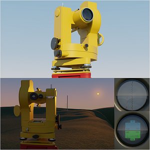FUNCTIONAL Theodolite - Tripod - Surveying Tools