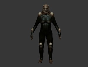 3d model beast monster mudbox